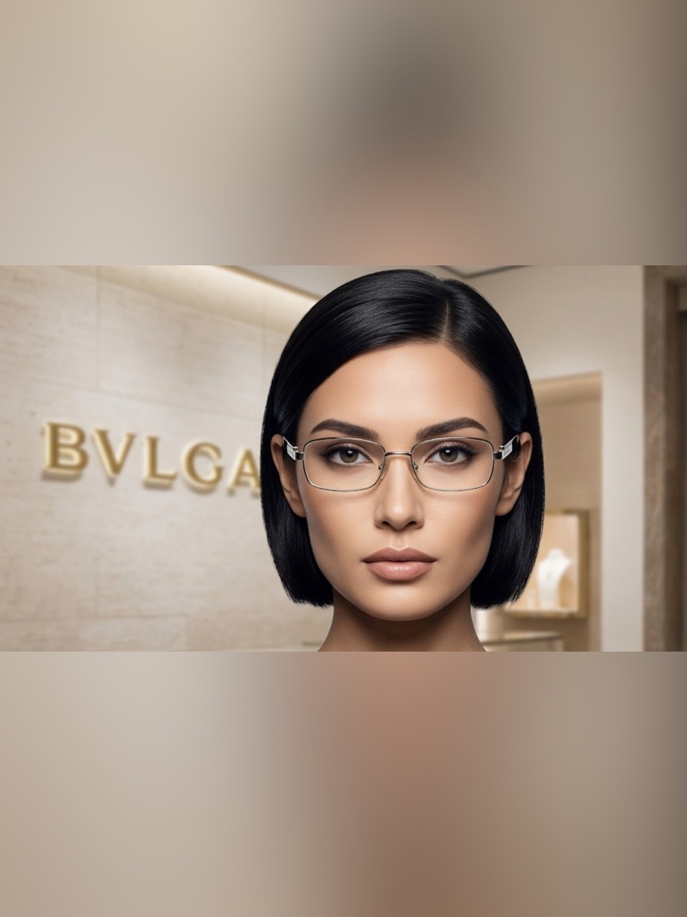 Authentic Bulgari signature designer prescription eyeglasses frames